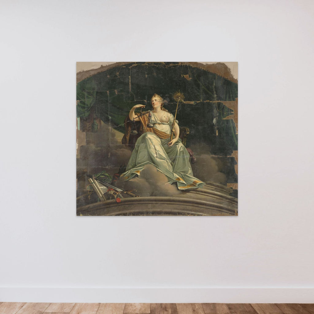 Justice unframed — shown to scale