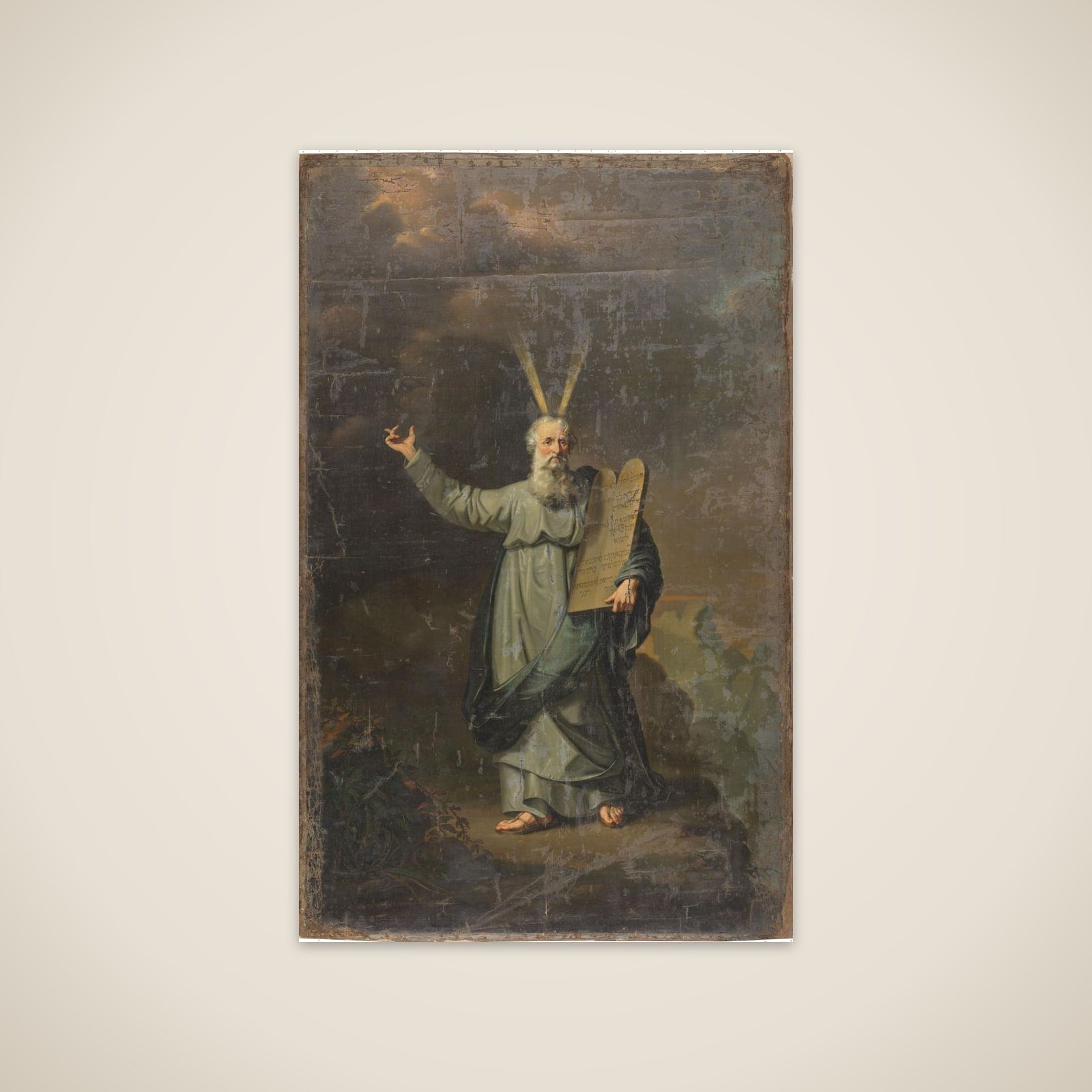 Moses with the Tables of the Law unframed print