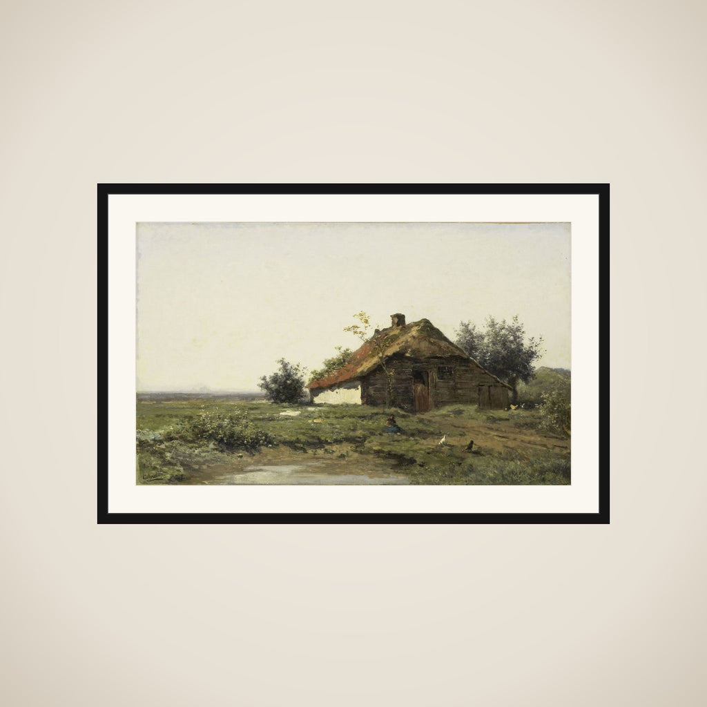 Farm in the Open Fields framed