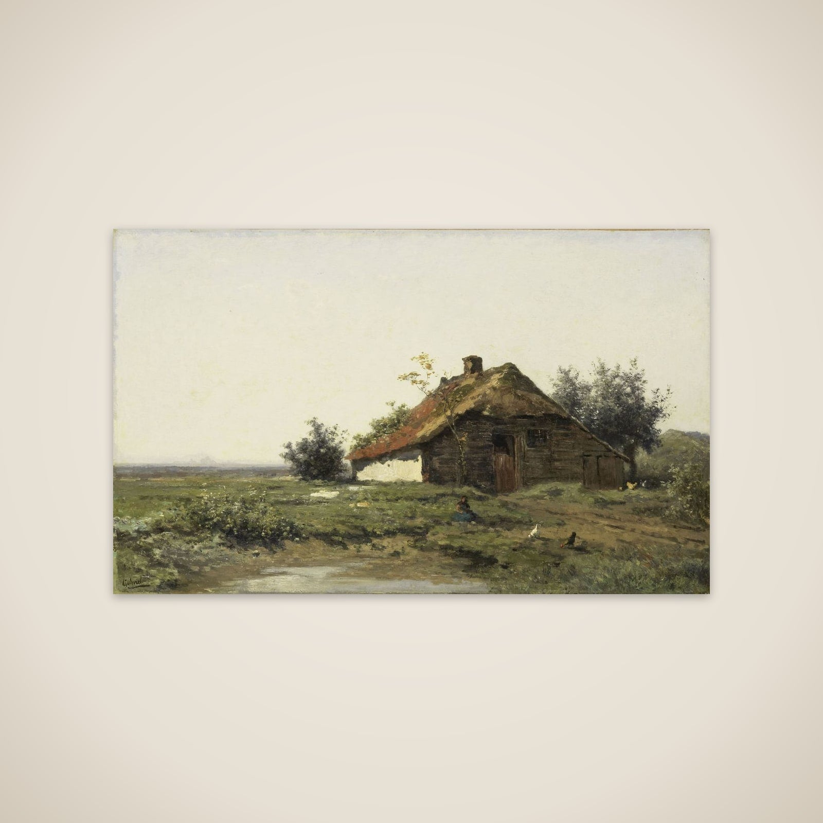 Farm in the Open Fields unframed print