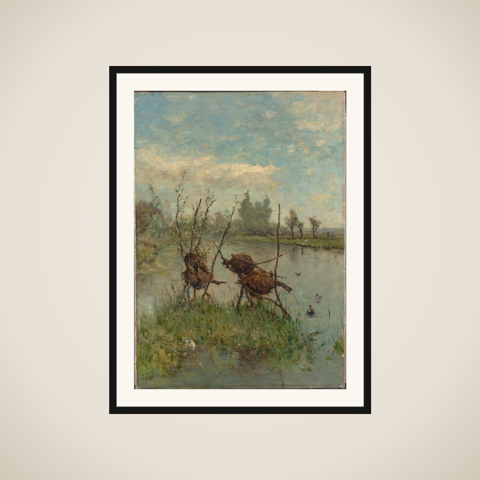 Ducks’ Nests framed