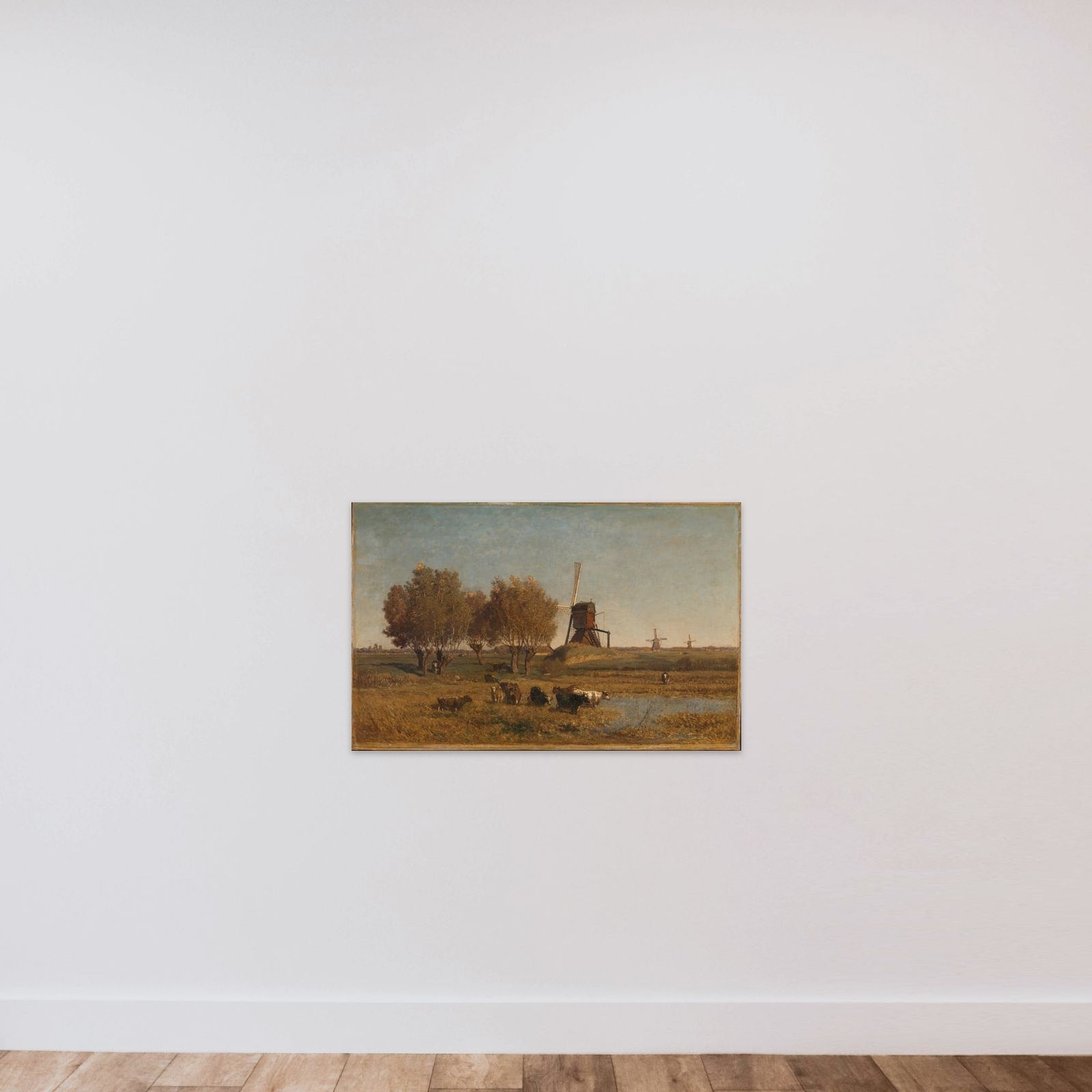De Winkel near Abcoude unframed — shown to scale