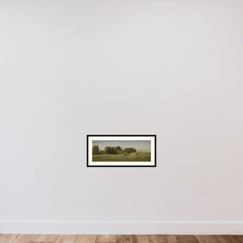 Landscape near Abcoude framed — shown to scale