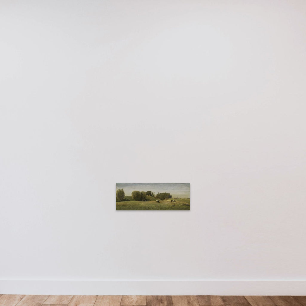 Landscape near Abcoude unframed — shown to scale