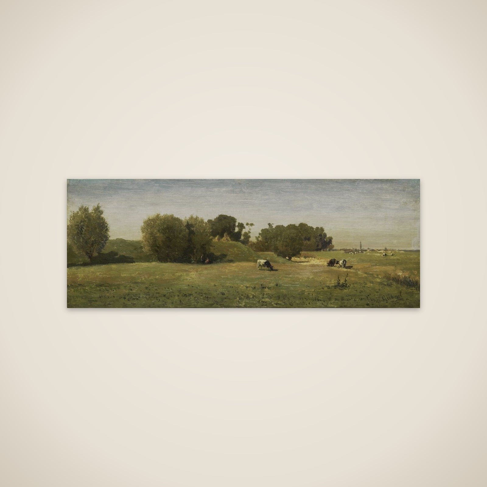 Landscape near Abcoude unframed print