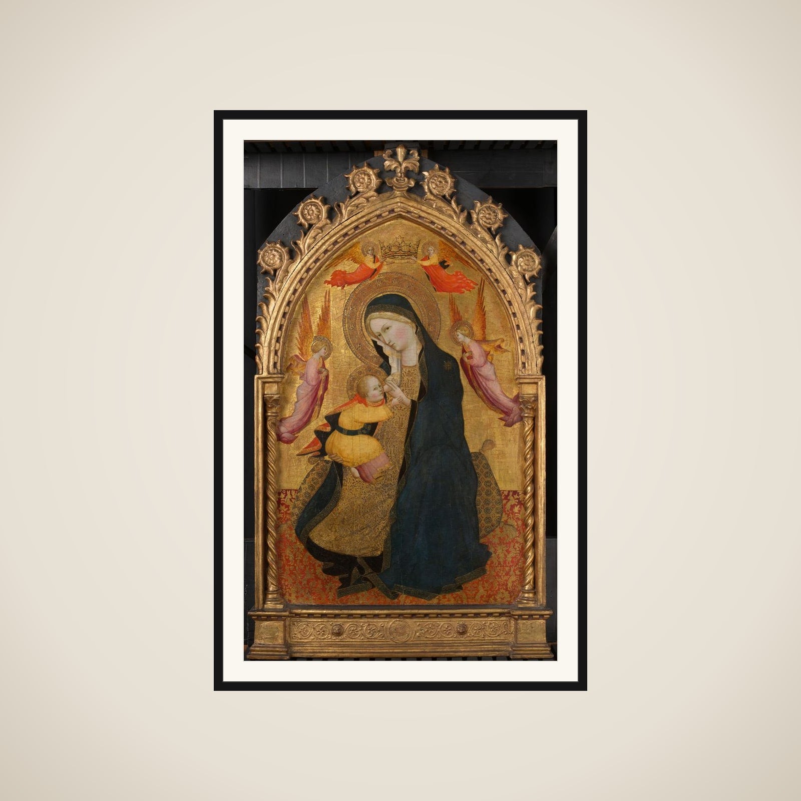 Madonna of Humility (Madonna dell'Umiltà) framed