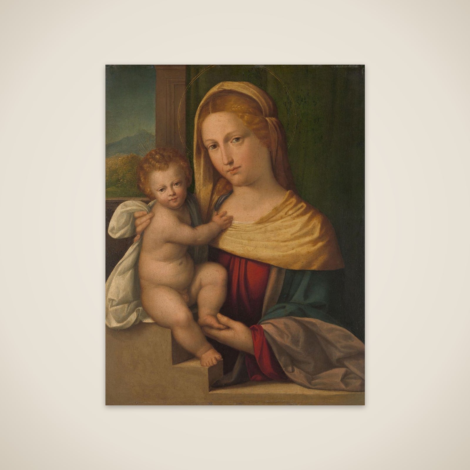 Madonna and Child unframed print