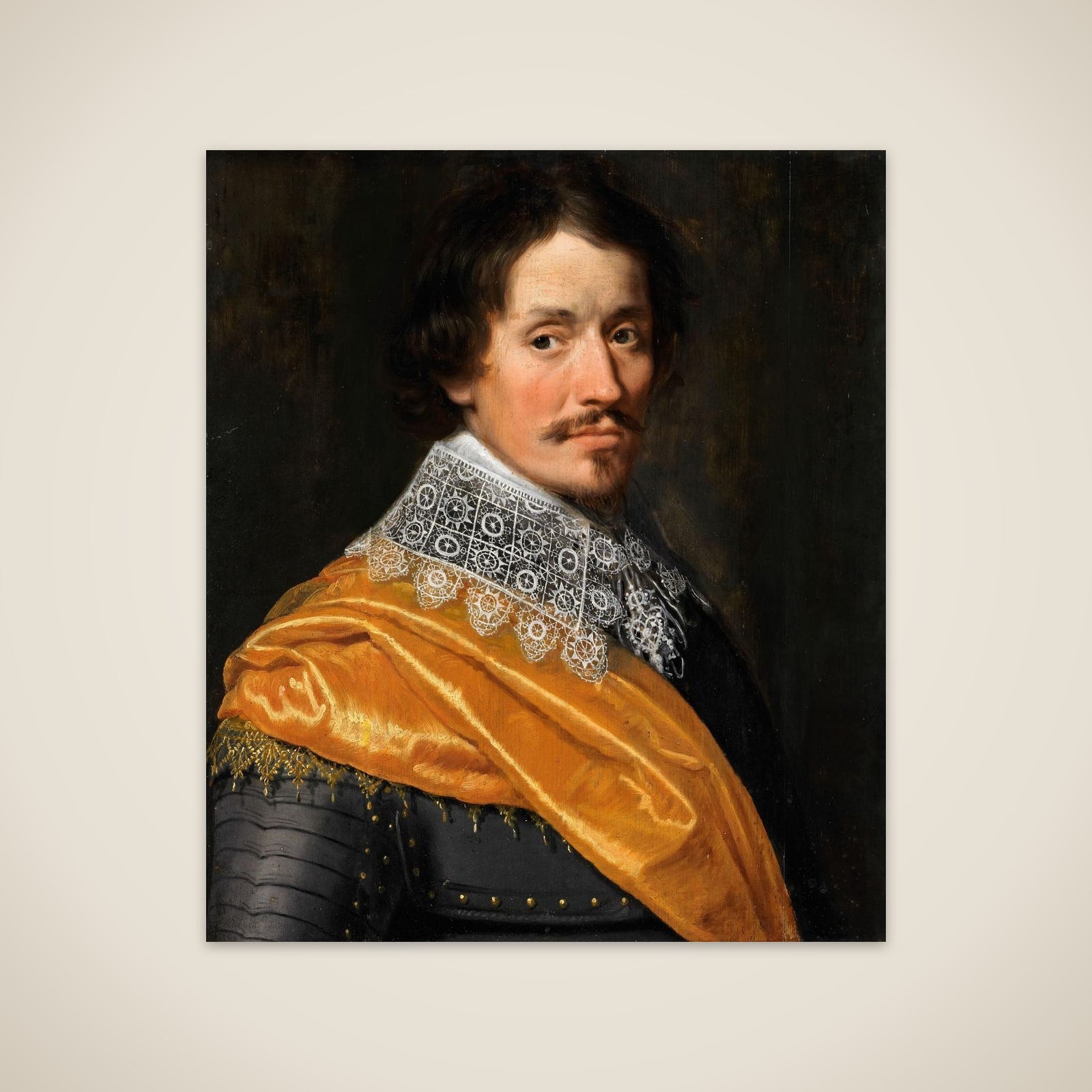 Portrait of an Officer unframed print