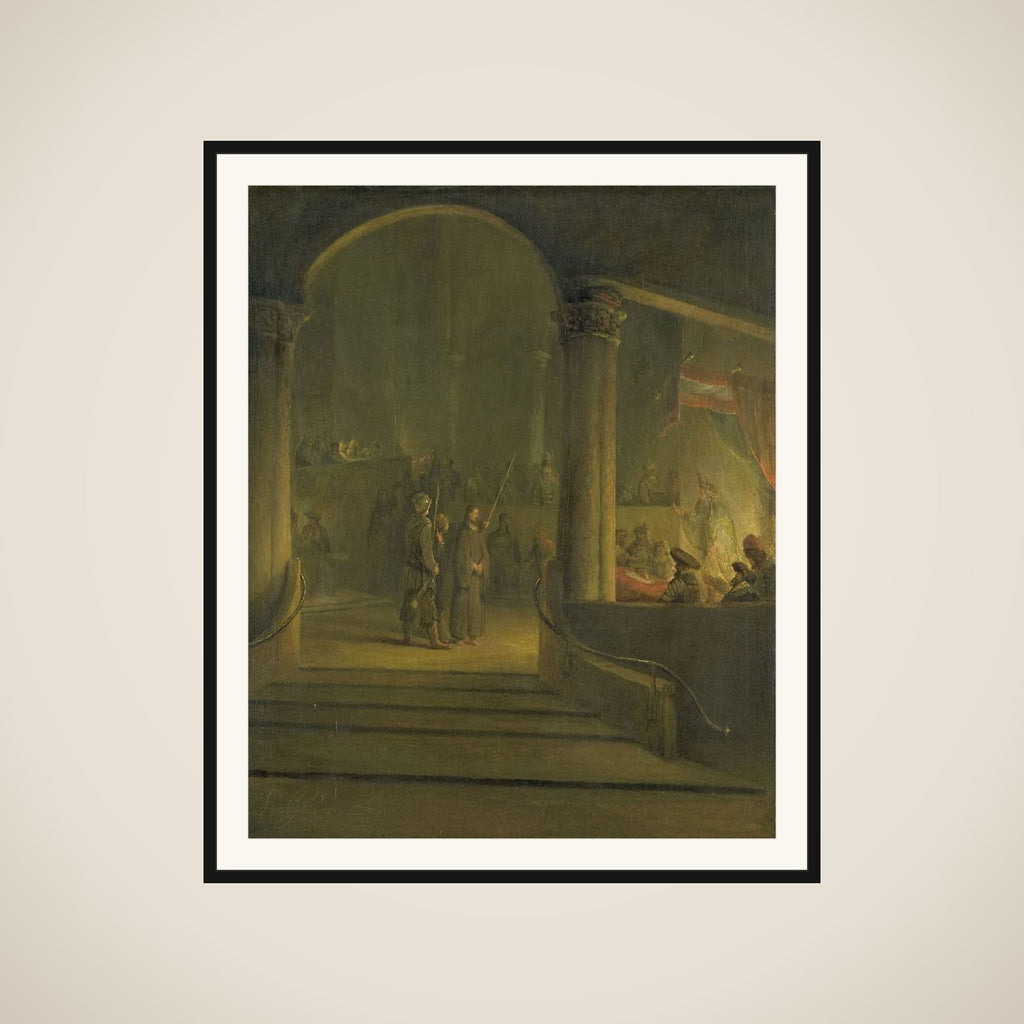 Christ before Caiphas framed
