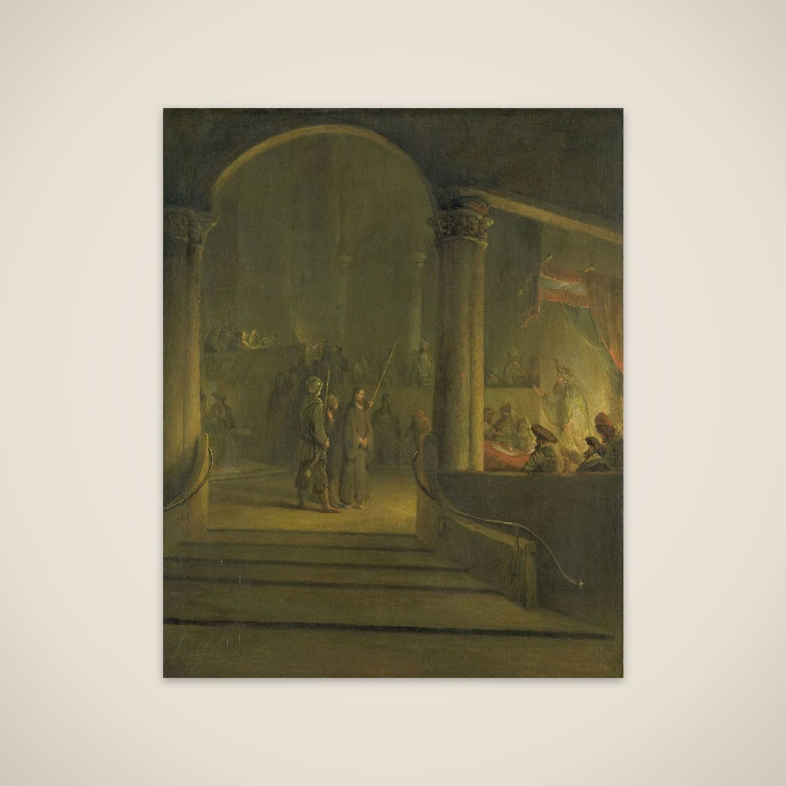 Christ before Caiphas unframed print