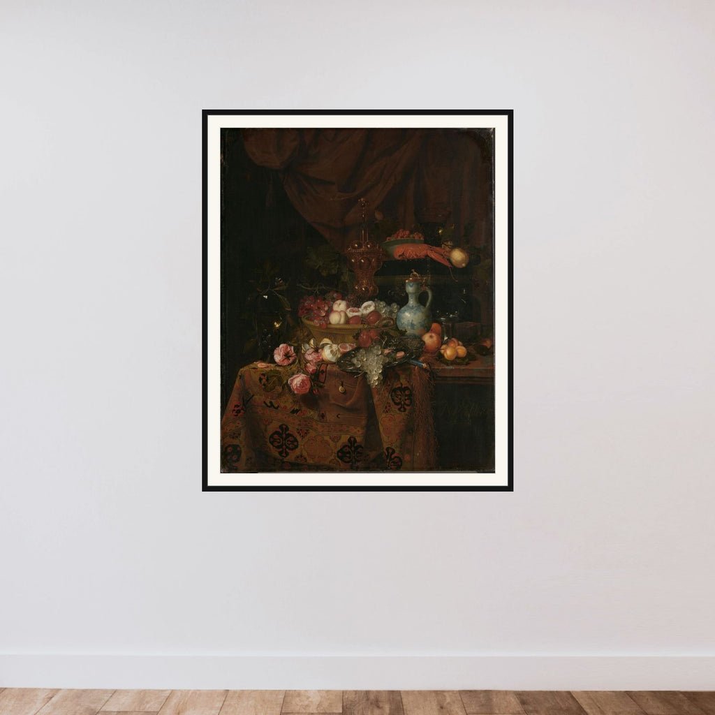Still Life framed — shown to scale