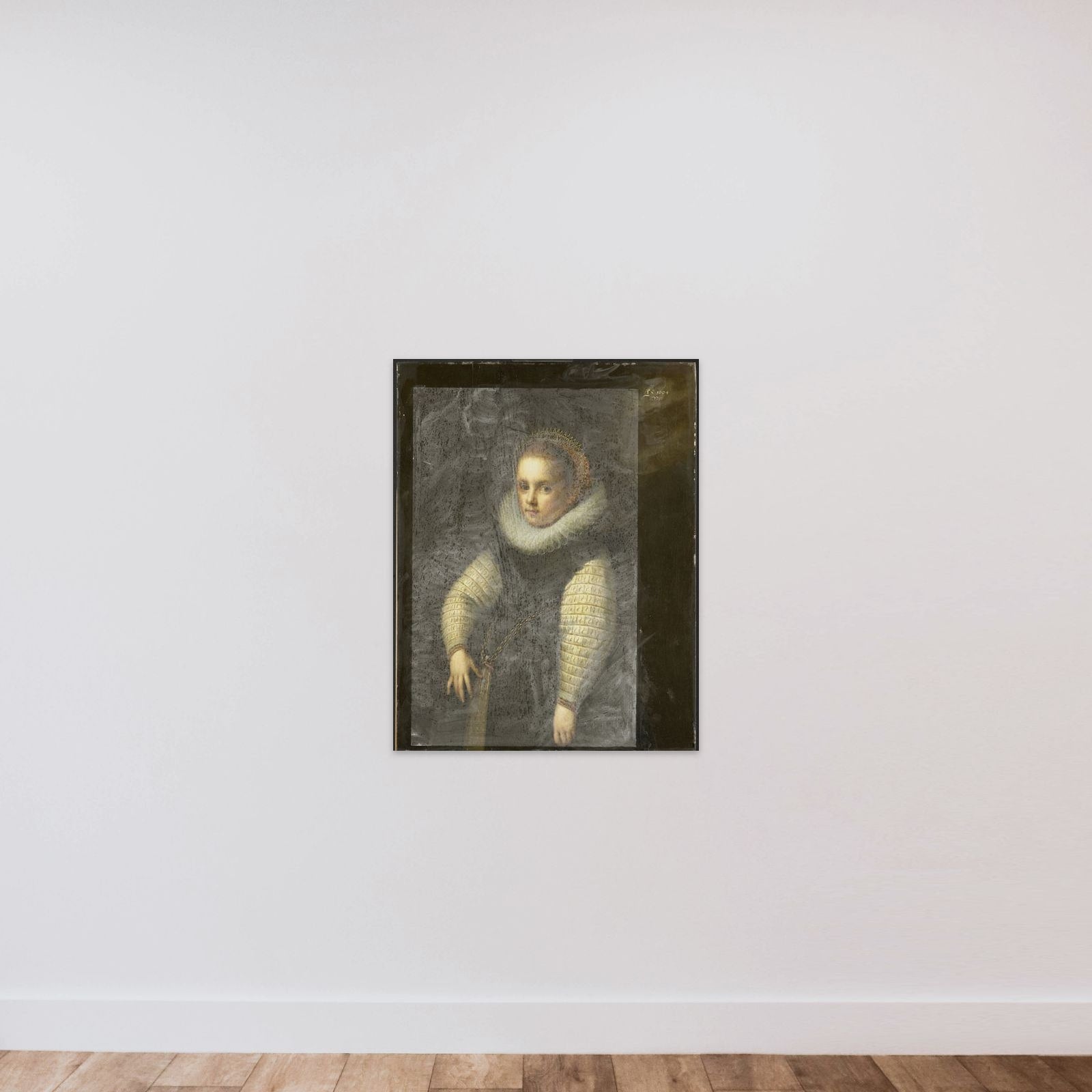 Catharina Fourmenois (1598-1665) unframed — shown to scale