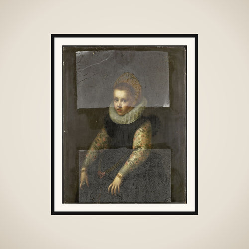 A Sister (b. 1600) of Catharina Fourmenois framed