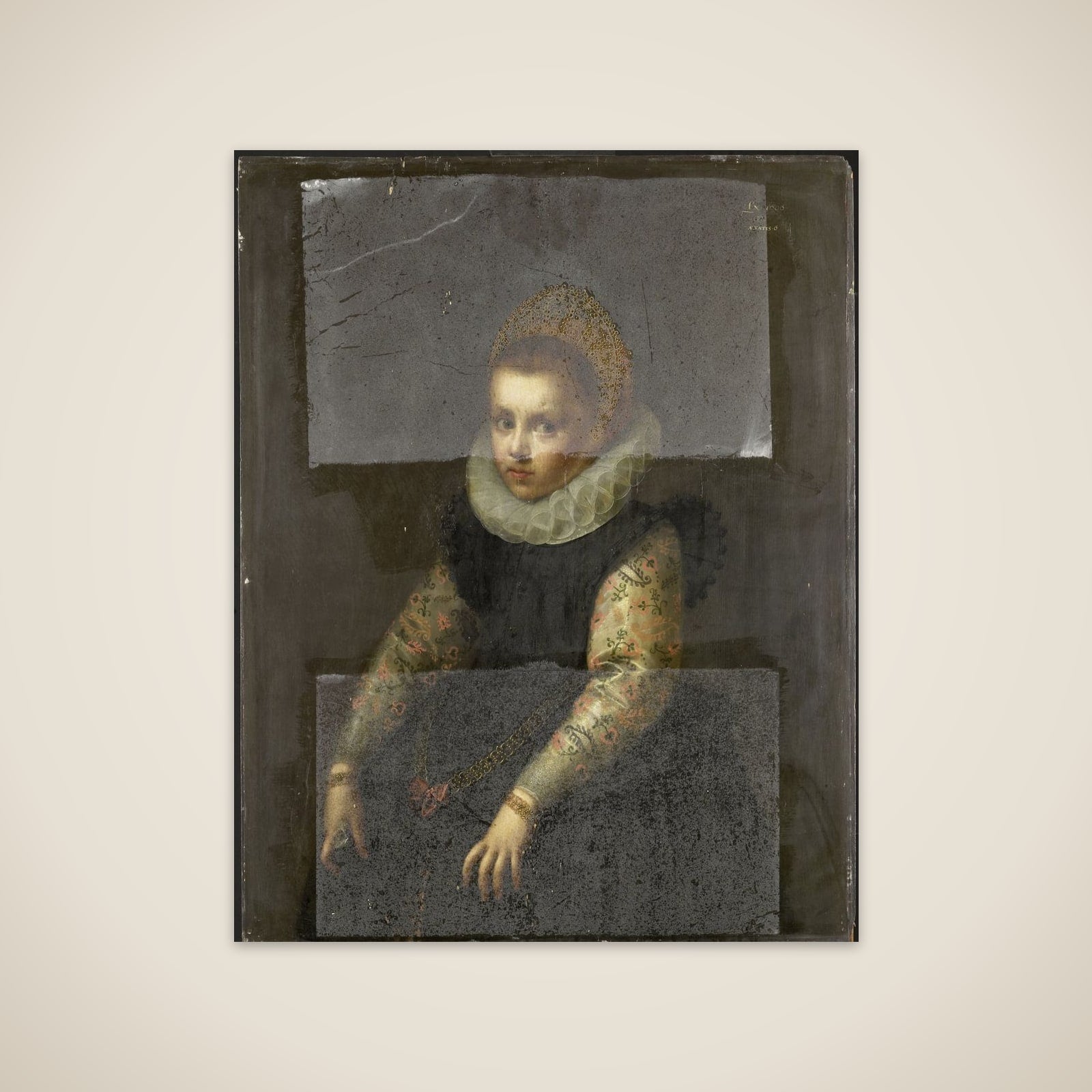 A Sister (b. 1600) of Catharina Fourmenois unframed print