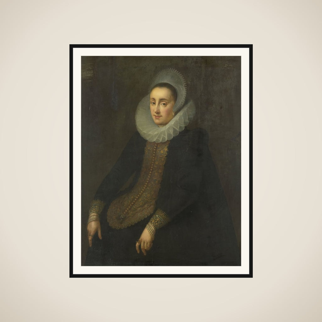 Lucretia del Prado, Wife of Jeremias Boudinois framed