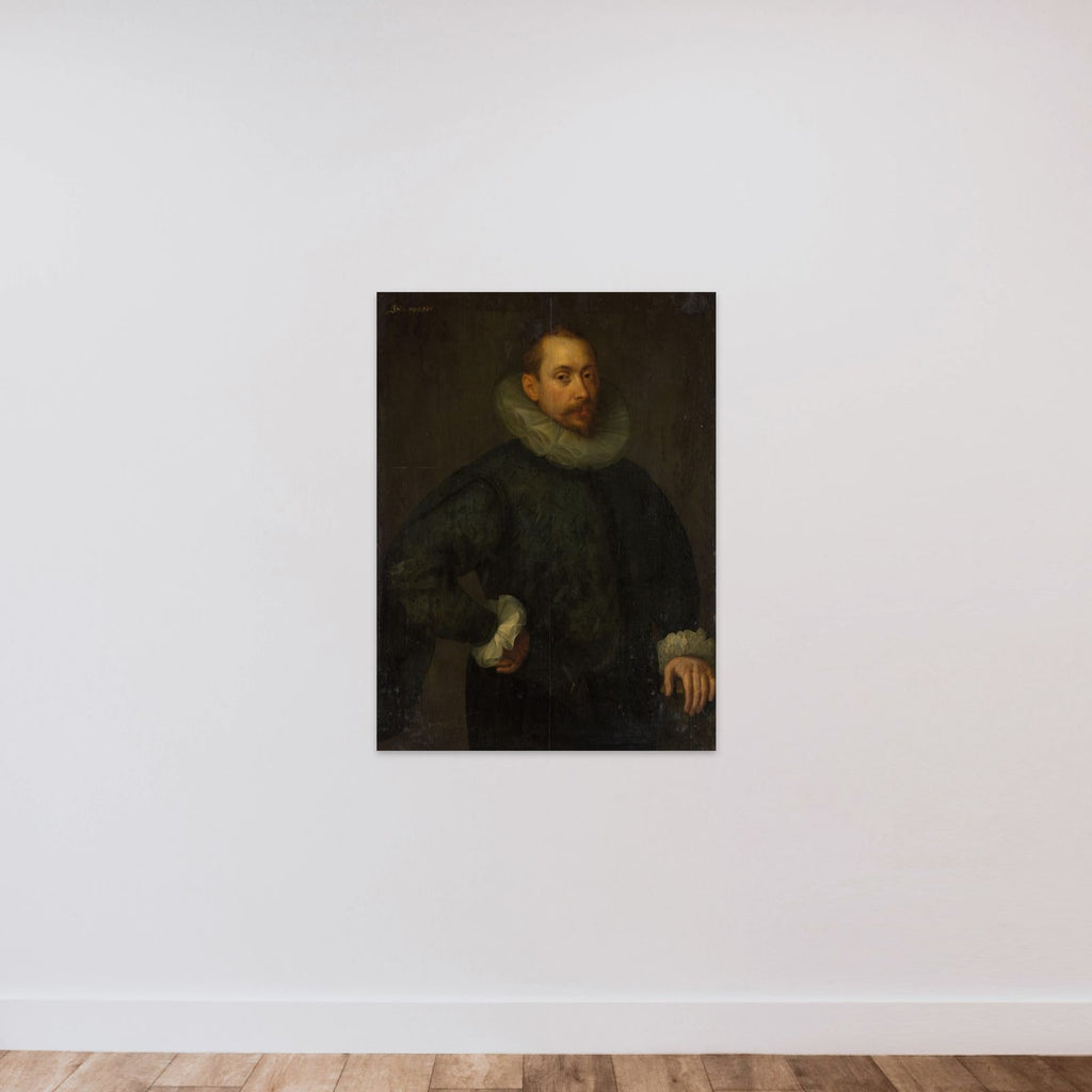 Jean Fourmenois unframed — shown to scale
