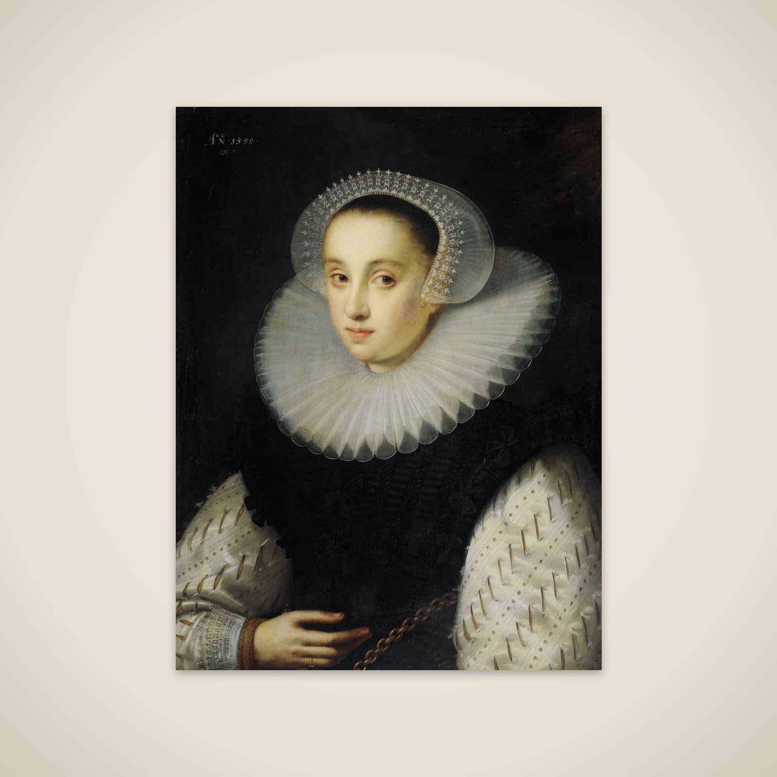 Hortensia del Prado (d 1627) unframed print
