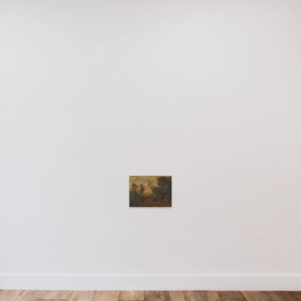 Diana and Her Nymphs Hunting unframed — shown to scale