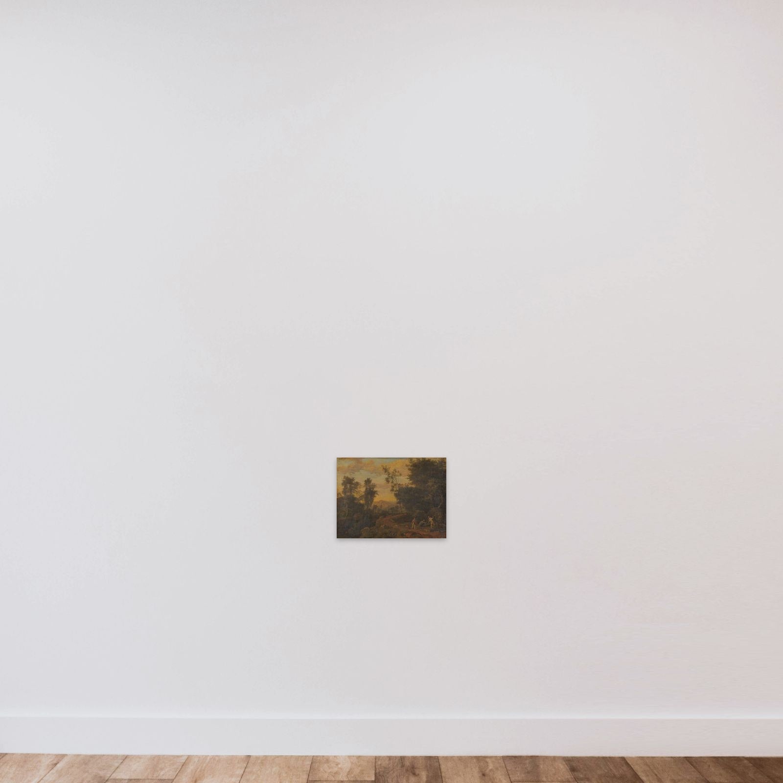 Diana and Her Nymphs Hunting unframed — shown to scale