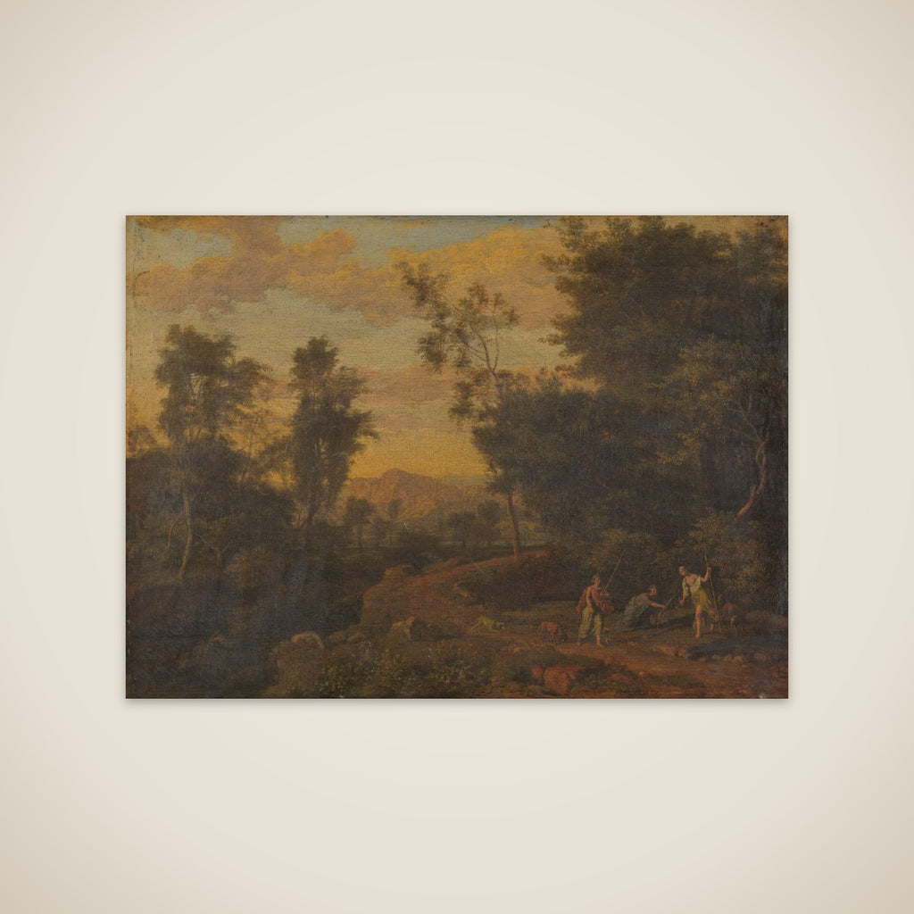 Diana and Her Nymphs Hunting unframed print