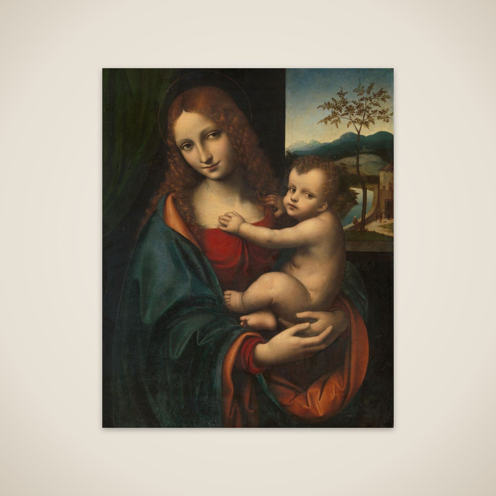 Madonna and Child unframed print