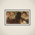 Four Women making Music framed
