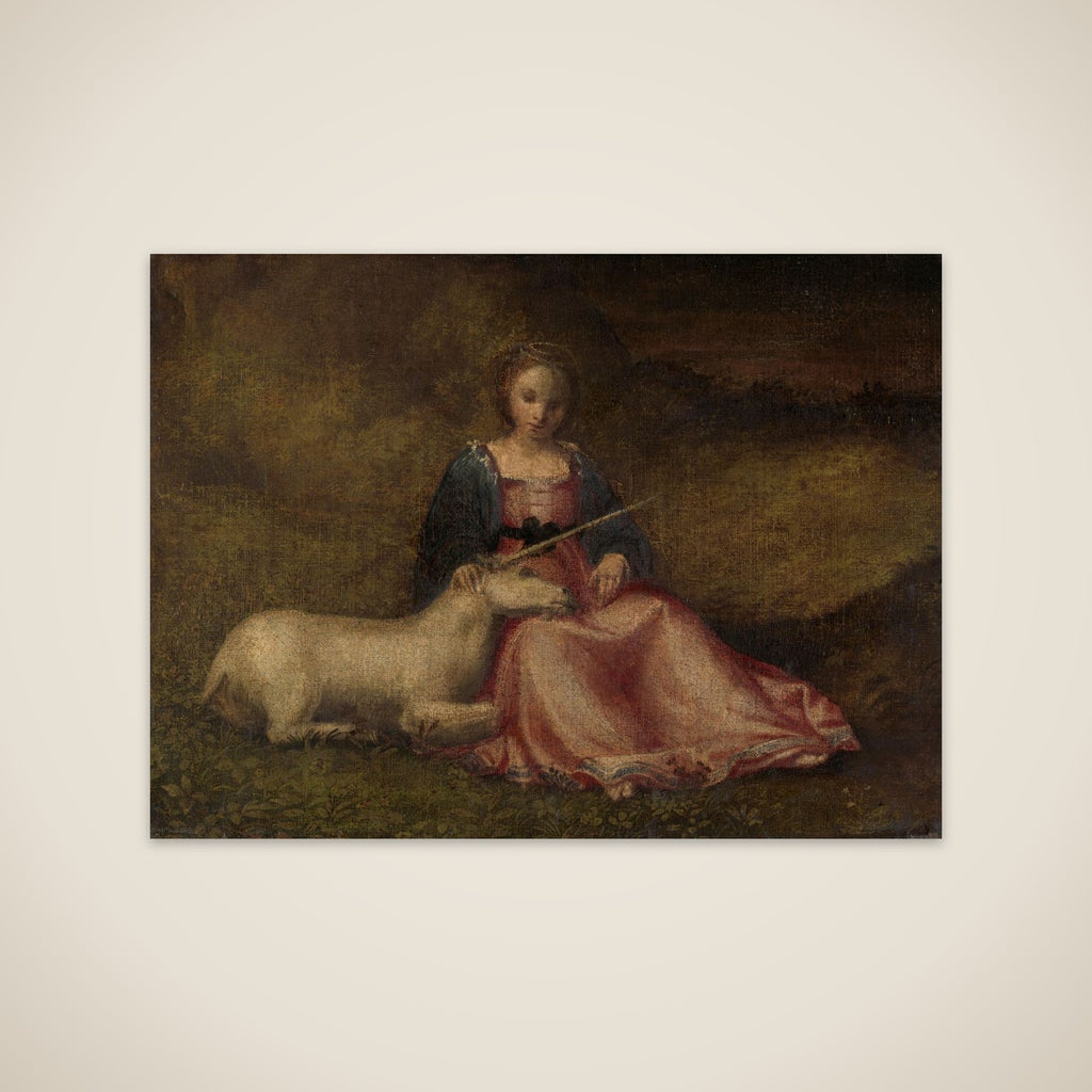 St Justine (?) as a Personification of Chastity " unframed print