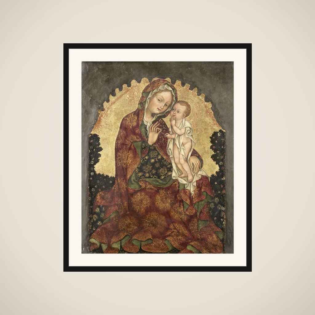 Madonna of Humility framed