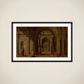The Archangel Gabriel Appearing to Zacharias framed