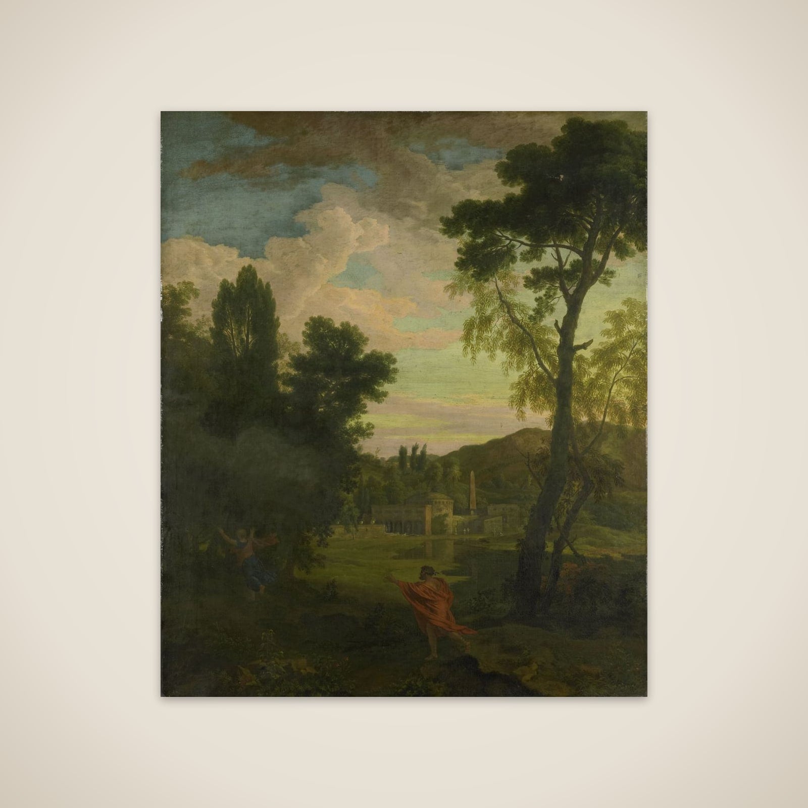 Arcadian Landscape with Jupiter and Io unframed print