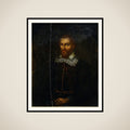 Portrait of Pieter Both, Governor-General of the Dutch East Indies framed