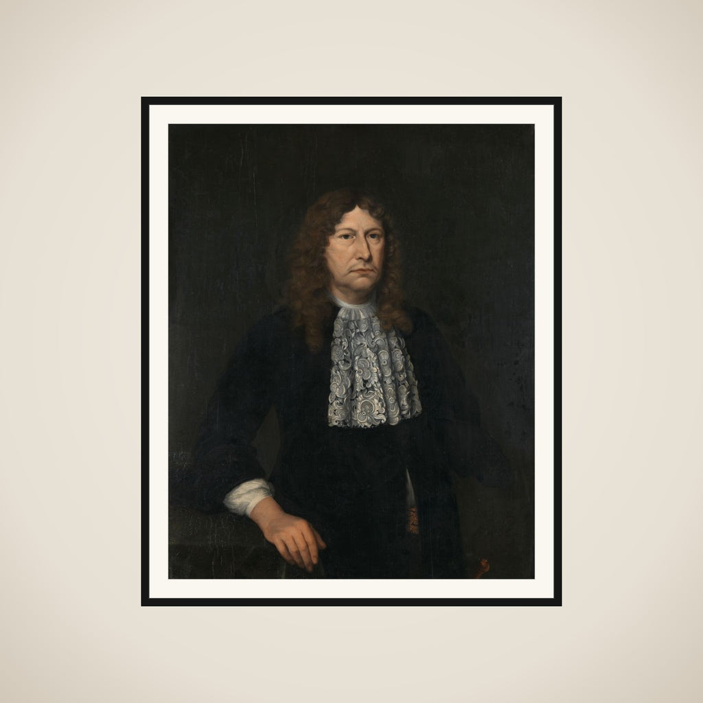 Portrait of Johannes Camphuys, Governor-General of the Dutch East Indies framed
