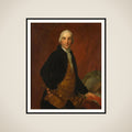 Portrait of Willem Arnold Alting, Governor-General of the Dutch East India Company framed