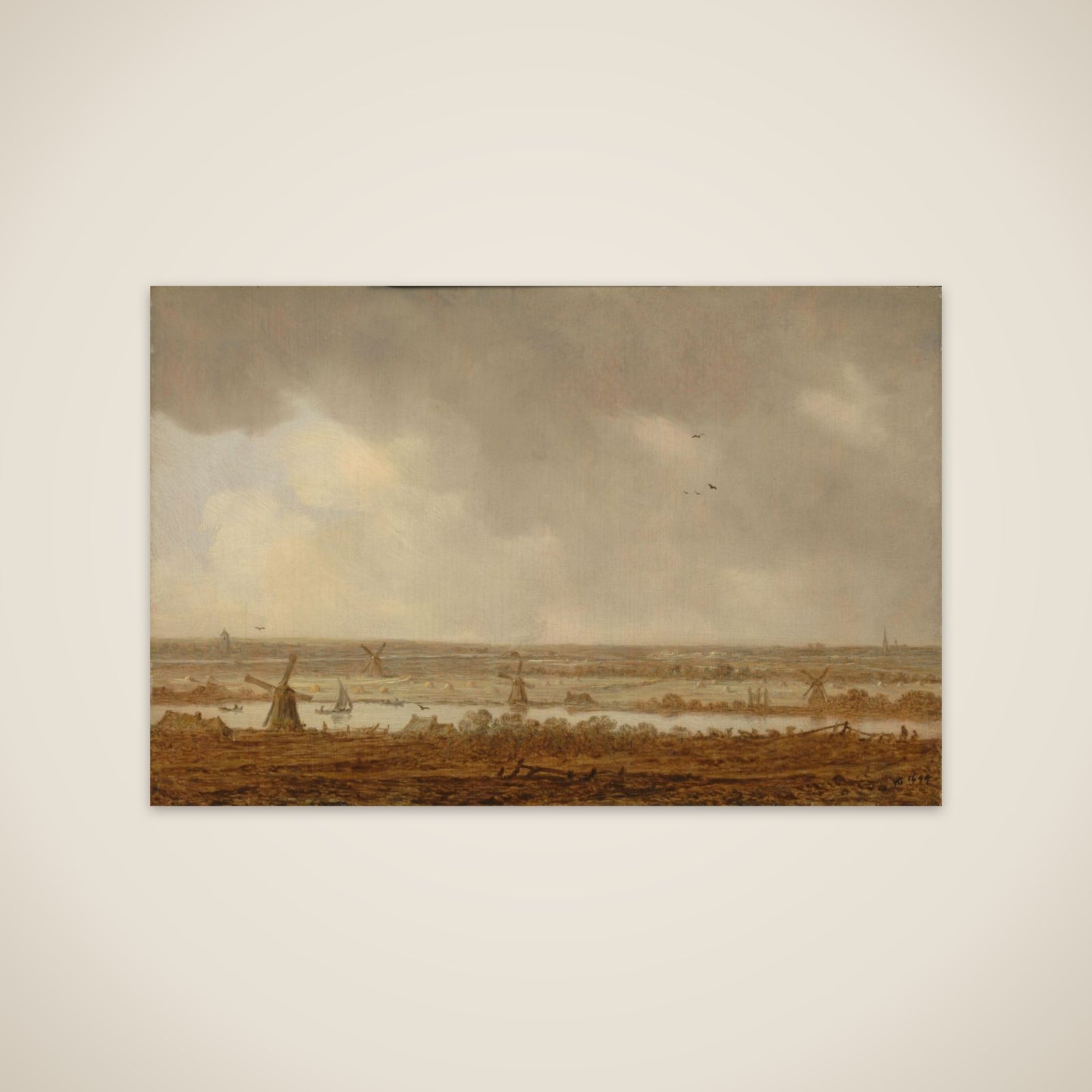 Polder Landscape unframed print