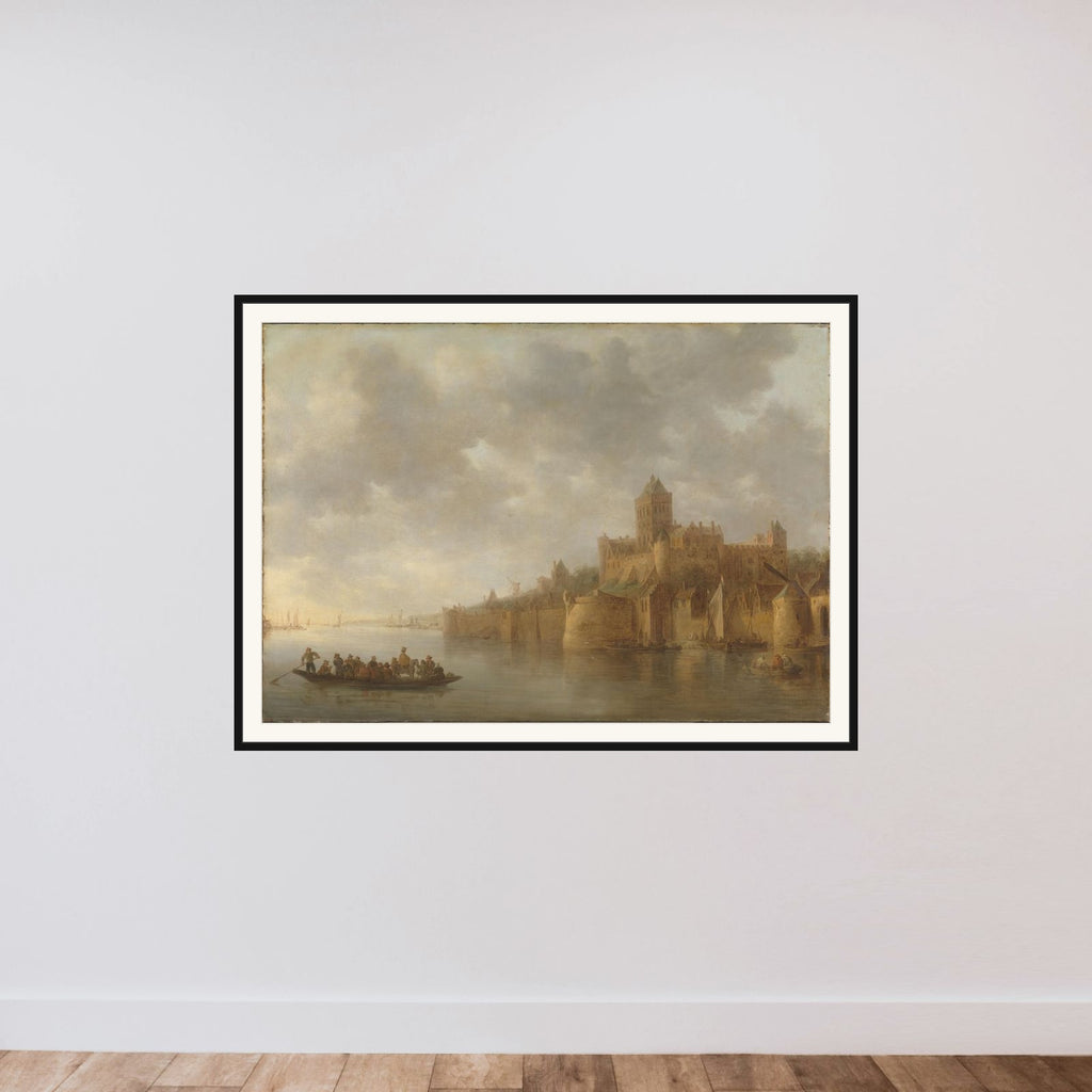 The Valkhof in Nijmegen framed — shown to scale