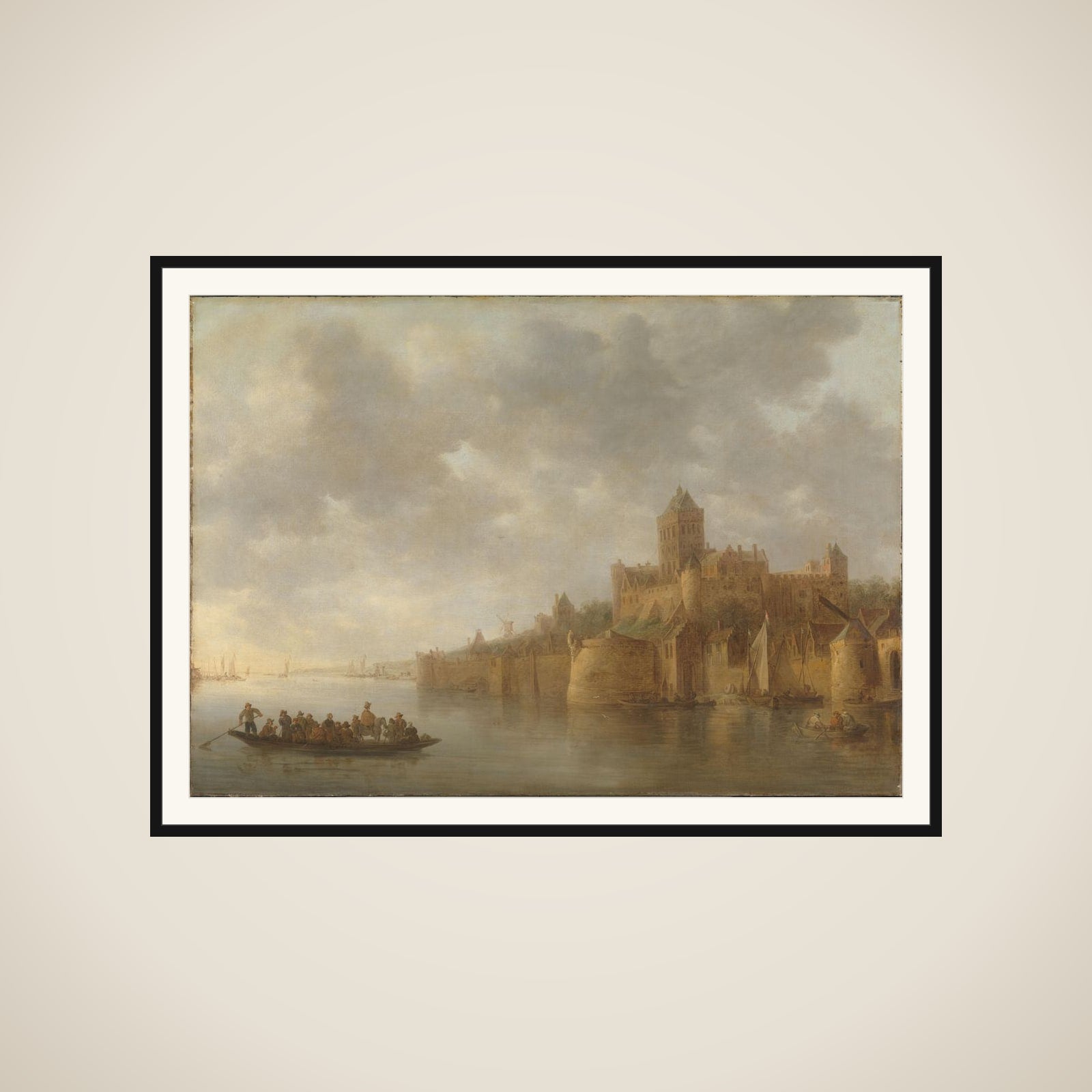 The Valkhof in Nijmegen framed