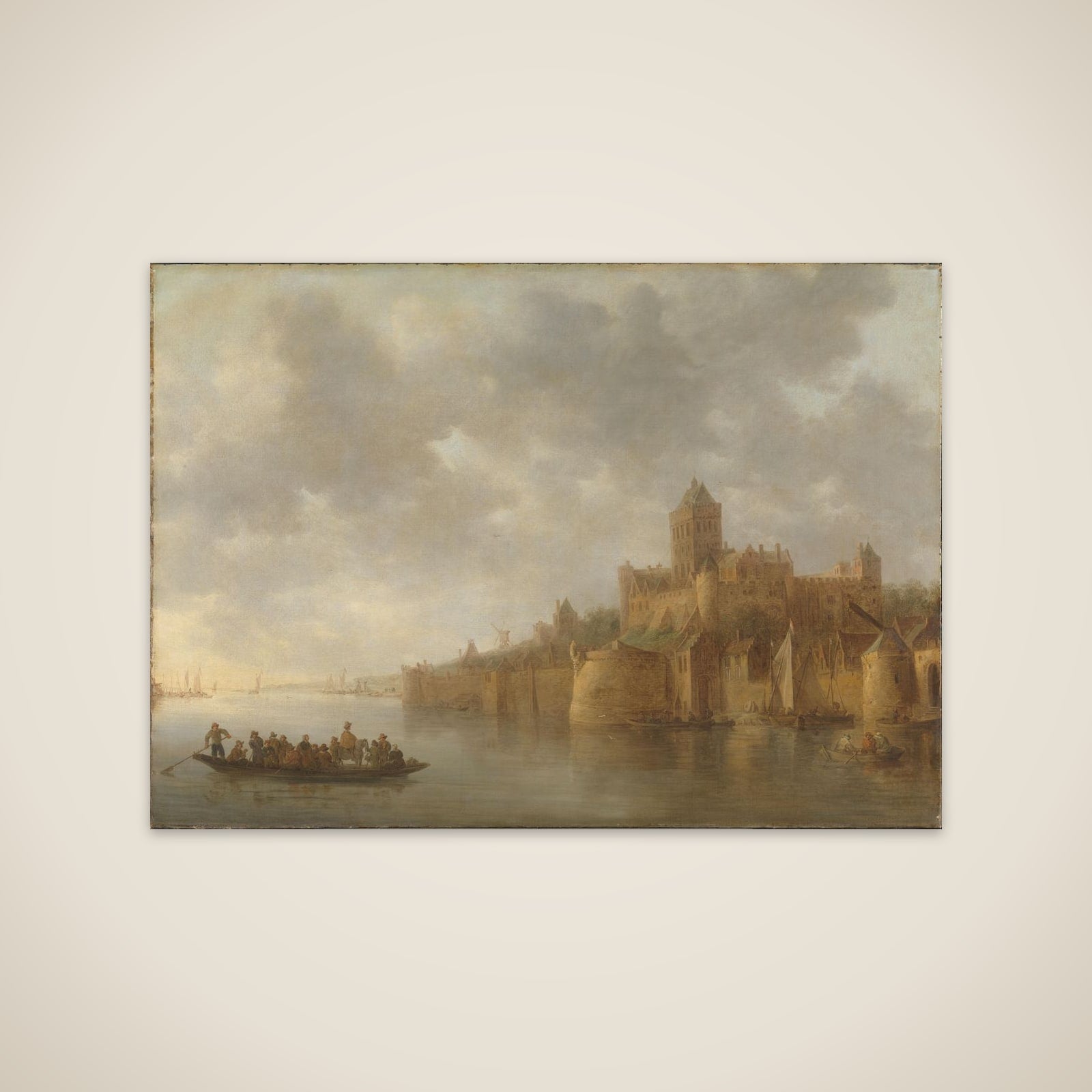 The Valkhof in Nijmegen unframed print