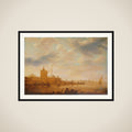 River View with Sentry Post framed