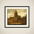 View of the Valkhof in Nijmegen framed