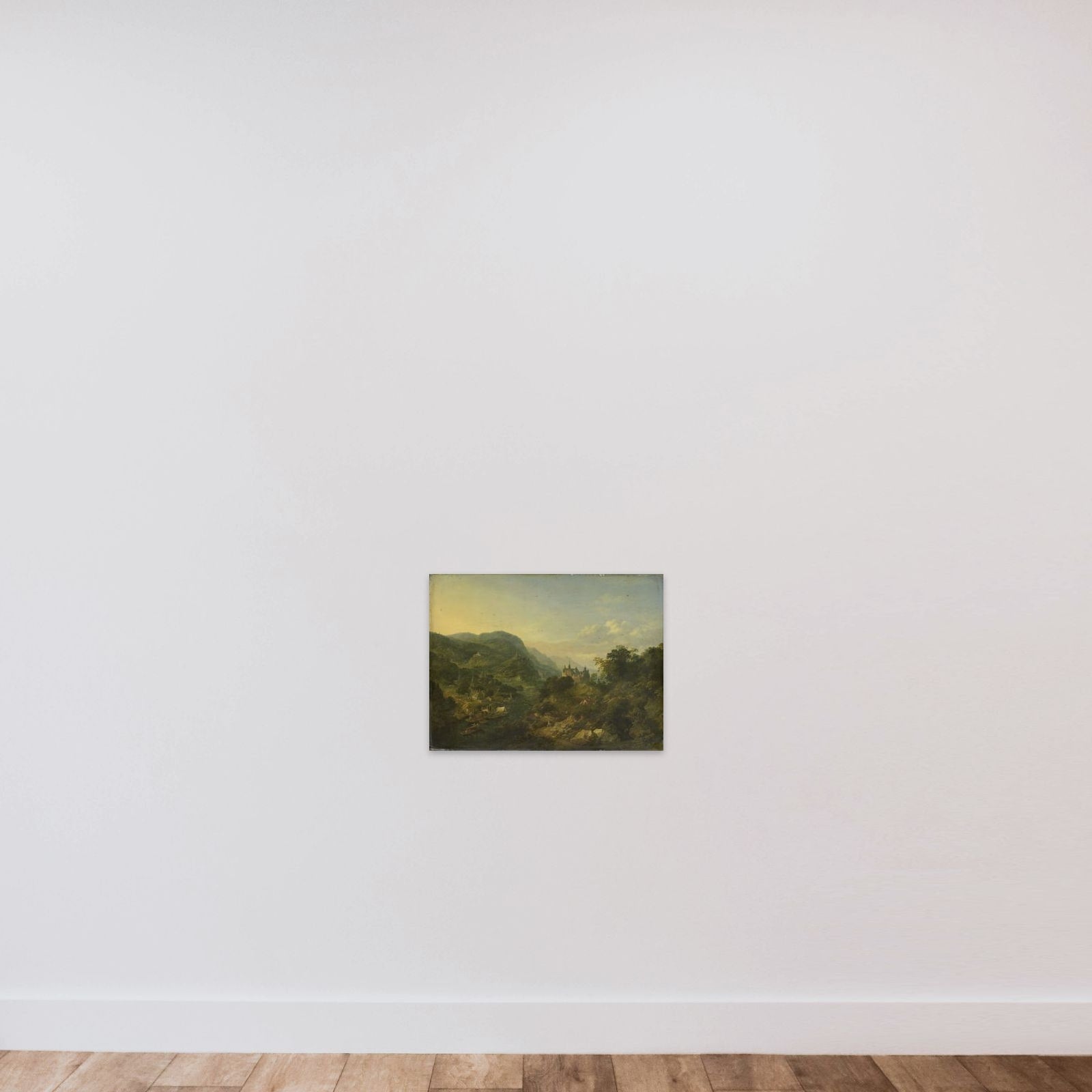 River View unframed — shown to scale