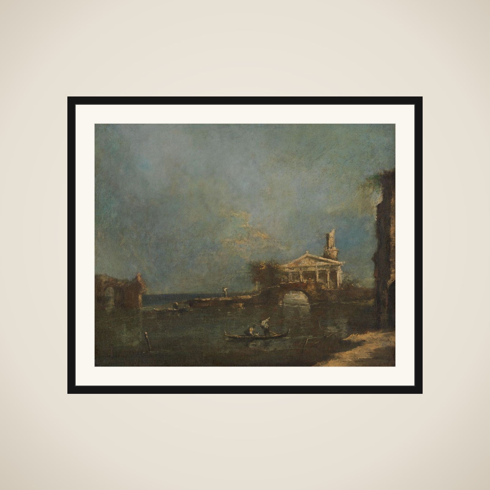 Lagoon near Venice framed