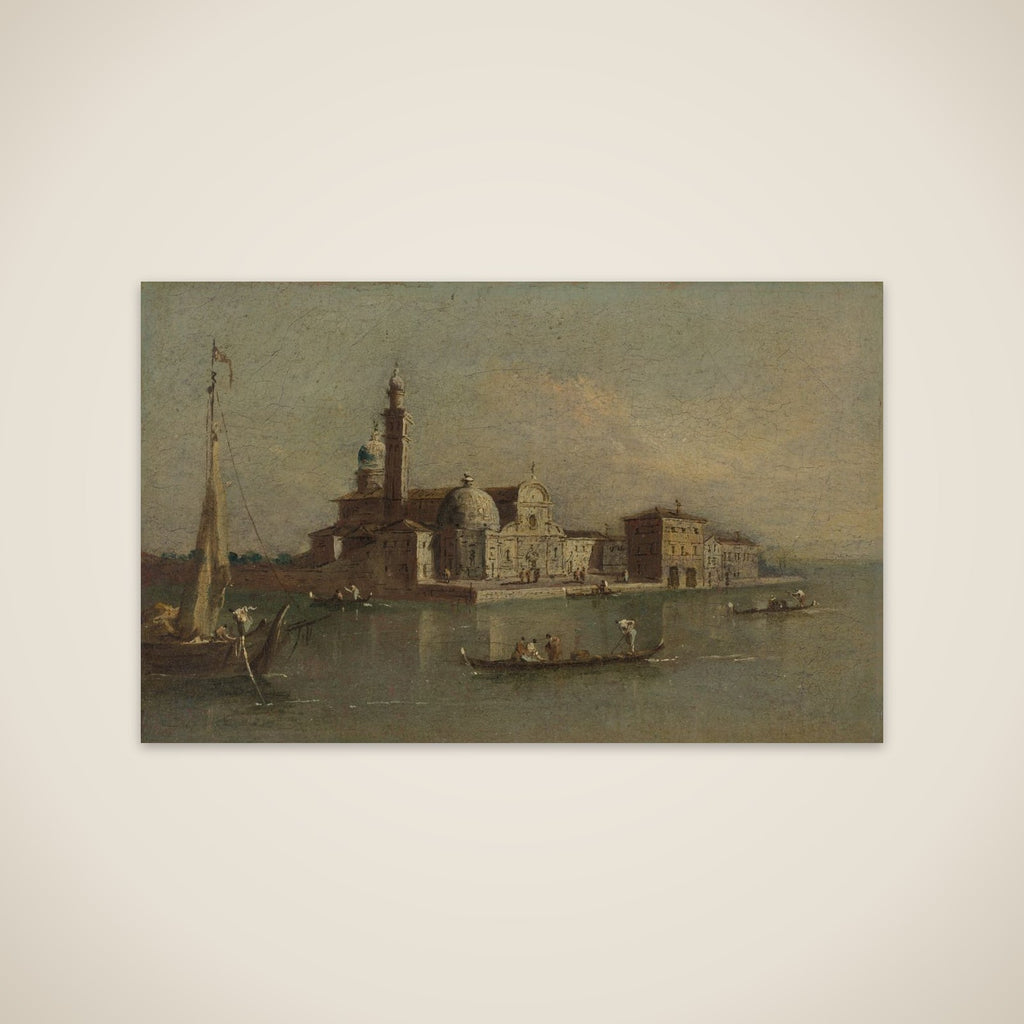 View of the Isola di San Michele in Venice unframed print