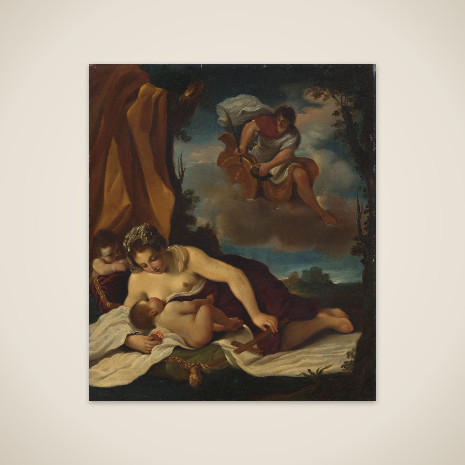 Caritas unframed print