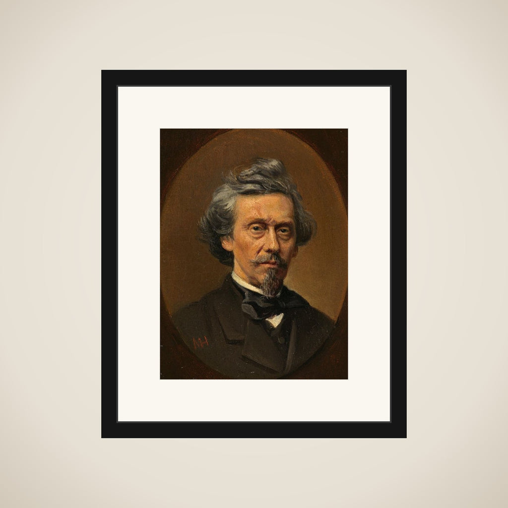 Petrus Franciscus Greive (1811-72), Painter framed