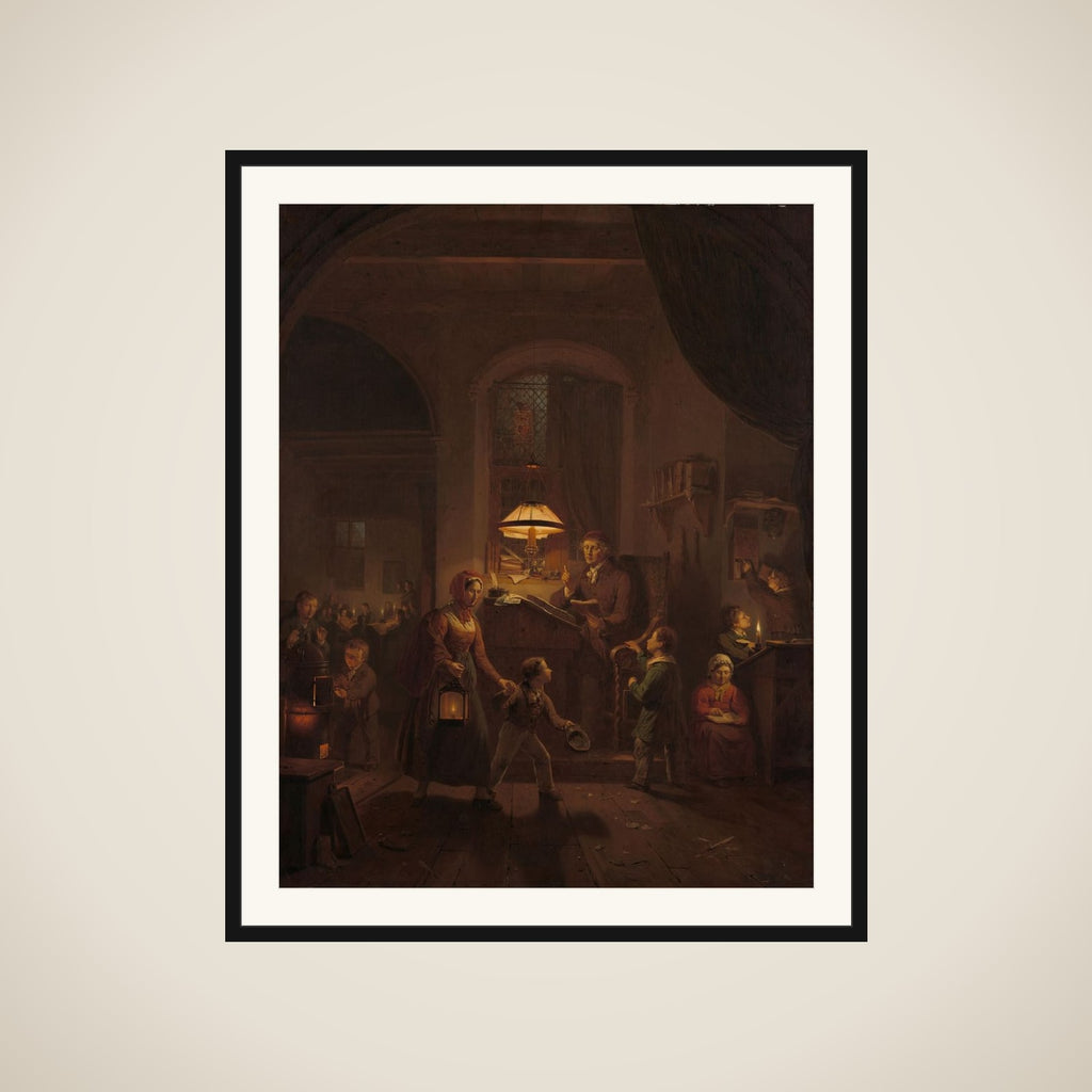 The Night School framed