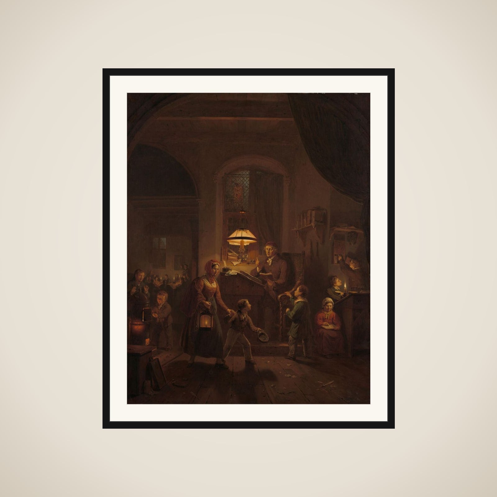 The Night School framed
