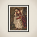 Female Figure perhaps Erminia from Jerusalem Delivered by Torquato Tassso framed