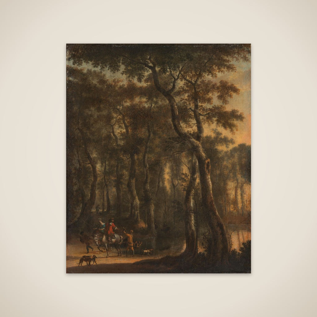 Hunters in the Woods unframed print