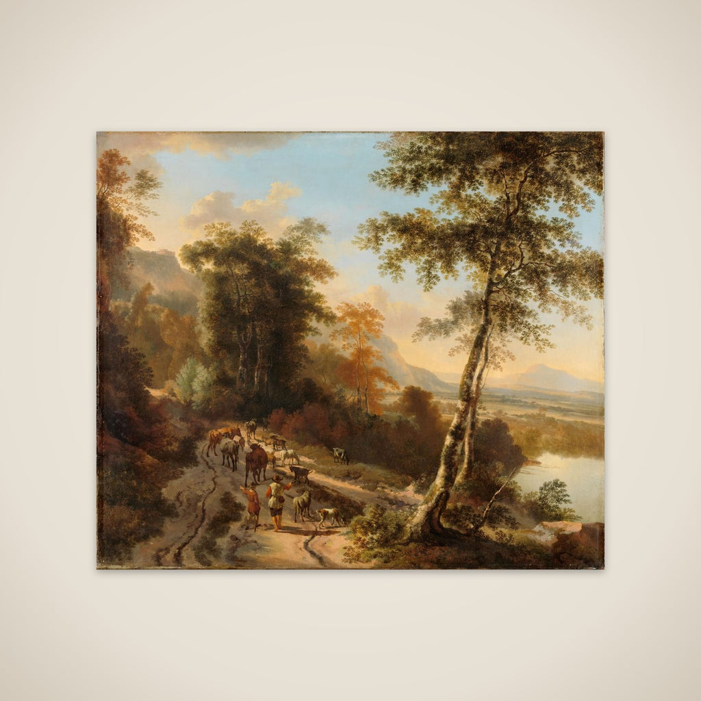 Landscape with Cattle Drivers unframed print