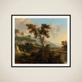 Mountainous Landscape framed